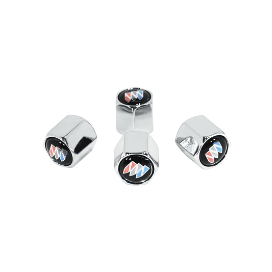 Chrome Valve Stem Tire Caps, Style: Buick - ZSD-009143-  DRIVEN - 1