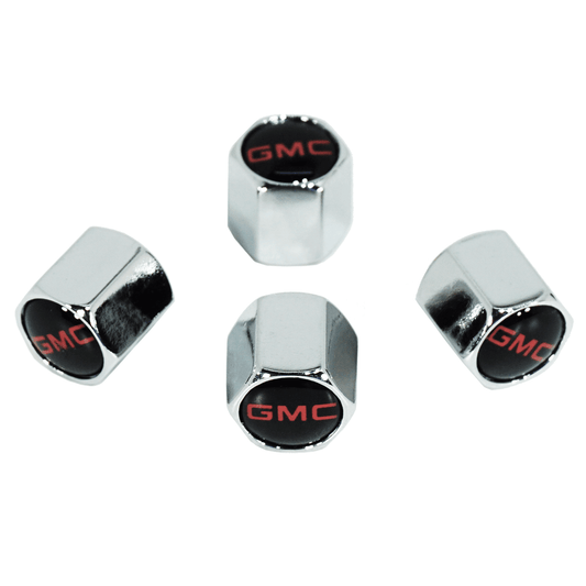 Chrome Valve Stem Tire Caps, Style: GMC - ZSD-009068-  DRIVEN - 1