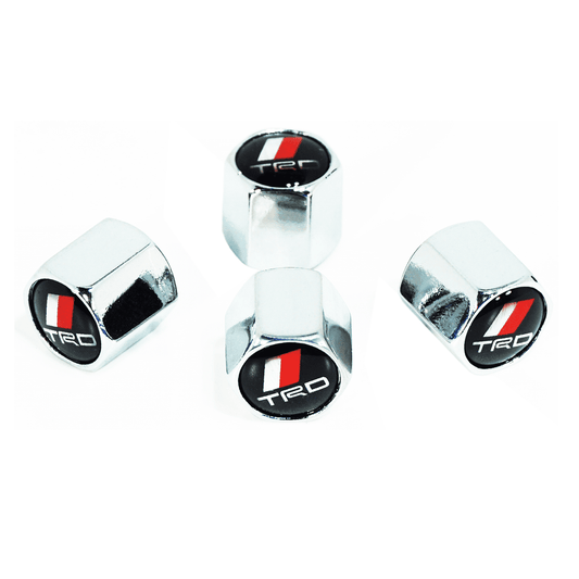 Chrome Valve Stem Tire Caps, Style: TRD - ZSD-009211-  DRIVEN - 1