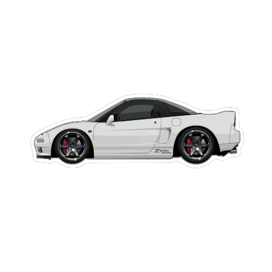 Acura Gen-1 NSX Sports Car Vinyl Decal / Sticker, White - ZSD-009532-  DRIVEN - 1