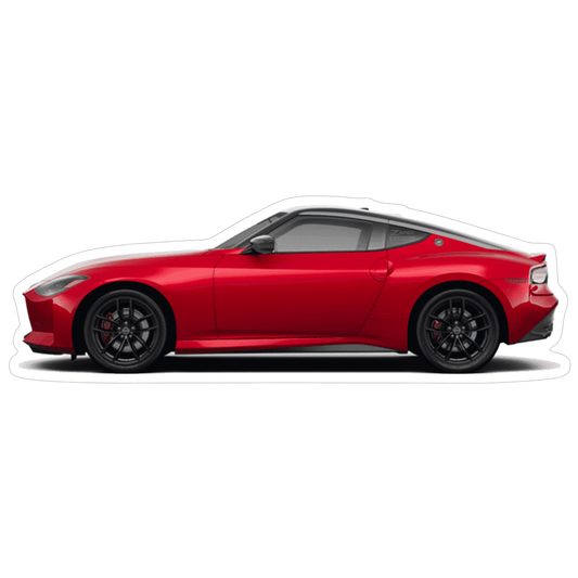 Nissan Z RZ34 Sports Car Vinyl Decal / Sticker, Red - ZSD-009464-  DRIVEN - 1