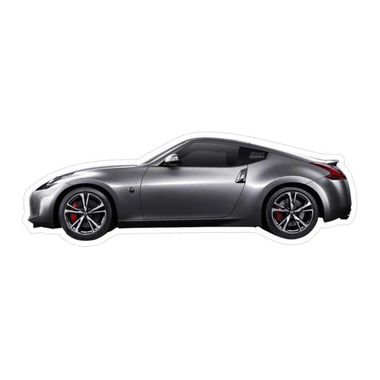 Nissan 370z Z34 Sports Car (Charcoal) Vinyl Decal / Sticker - ZSD-009402-  DRIVEN - 1