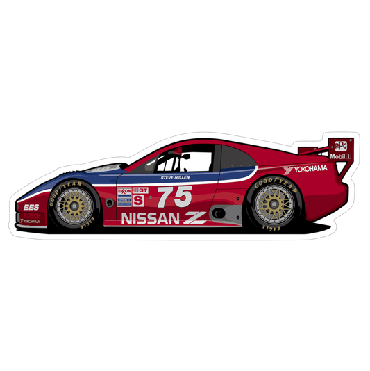 Nissan IMSA #75 Sports Car Vinyl Decal / Sticker - ZSD-009495-  DRIVEN - 1