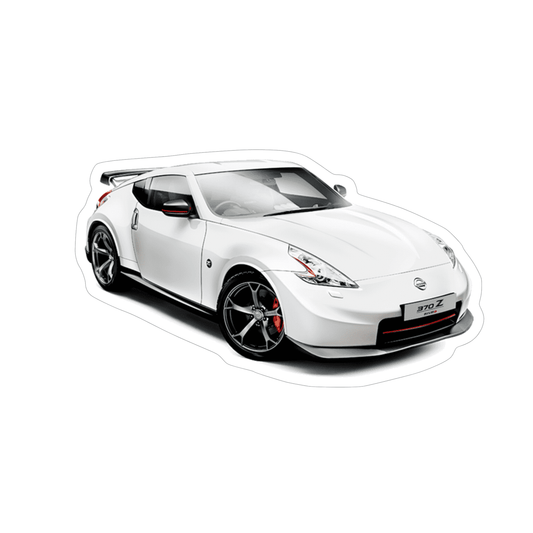 Nissan 370z Z34 V1 White NISMO Sports Car Vinyl Decal / Sticker - ZSD-009419-  DRIVEN - 1