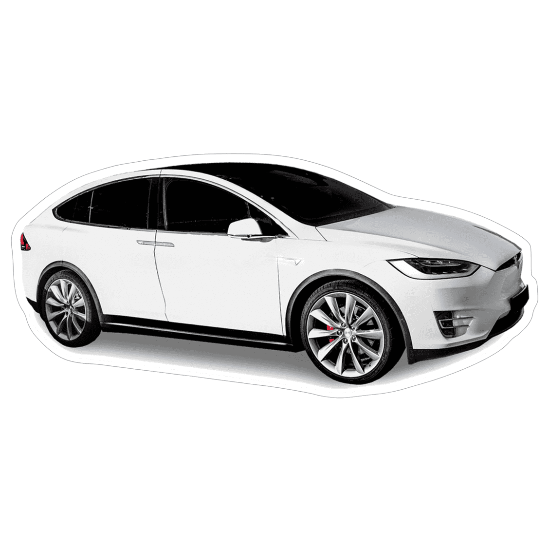 Tesla Model X Electric EV SUV Vinyl Decal / Sticker - ZSD-010354-  DRIVEN - 1