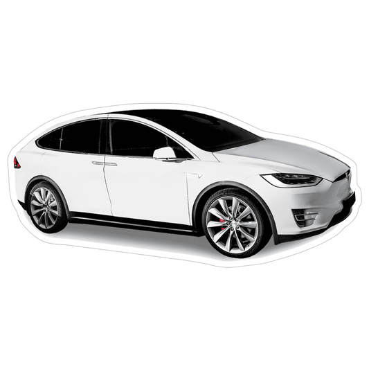 Tesla Model X Electric EV SUV Vinyl Decal / Sticker - ZSD-010354-  DRIVEN - 1