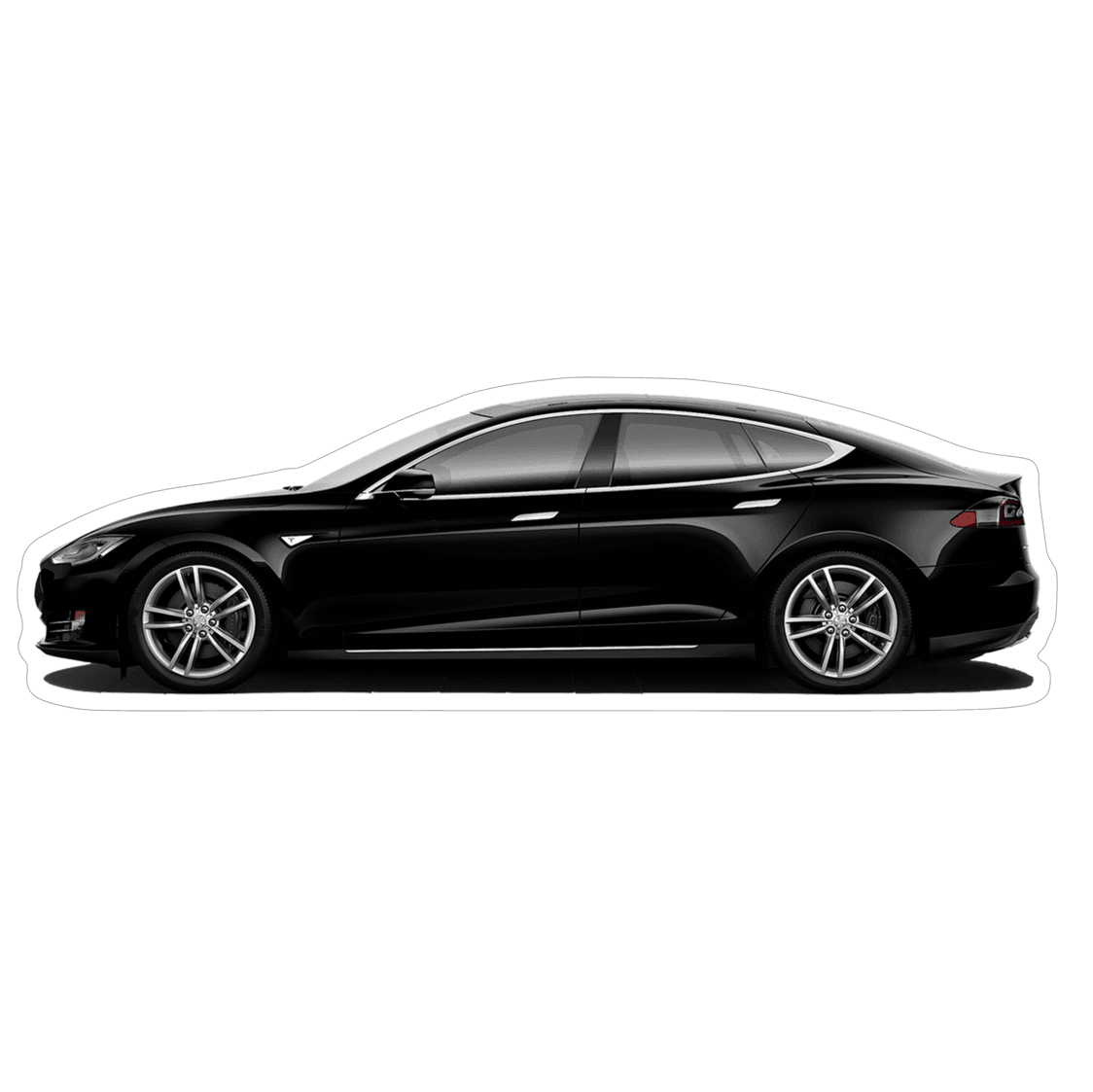 Tesla Model S Electric EV Sedan Vinyl Decal / Sticker - ZSD-010361-  DRIVEN - 1