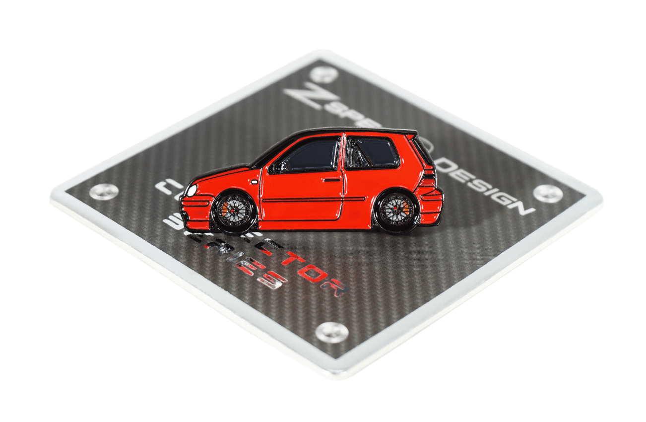 ZSPEC Collector Lapel / Hat Pin - Tribute to the MK4 Golf VW - ZSD-387425-ZSD-387432-ZSD-387449-ZSD-387456-  DRIVEN - 4