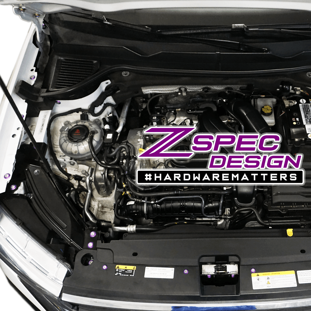 ZSPEC Stage-1 Dress Up Bolts® Fastener Kit for '22+ VW Taos, Stainless & Billet - ZSD-007910-ZSD-007927-ZSD-007934-ZSD-007941-ZSD-007958-  DRIVEN - 3