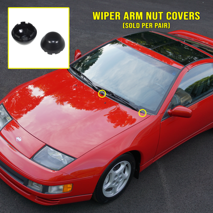 ZSPEC Wiper-Arm Nut Covers for '90-99 Nissan 300zx, Pair of Two - ZSD-004162-  DRIVEN - 1