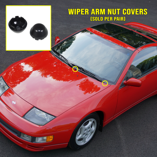 ZSPEC Wiper-Arm Nut Covers for '90-99 Nissan 300zx, Pair of Two - ZSD-004162-  DRIVEN - 1