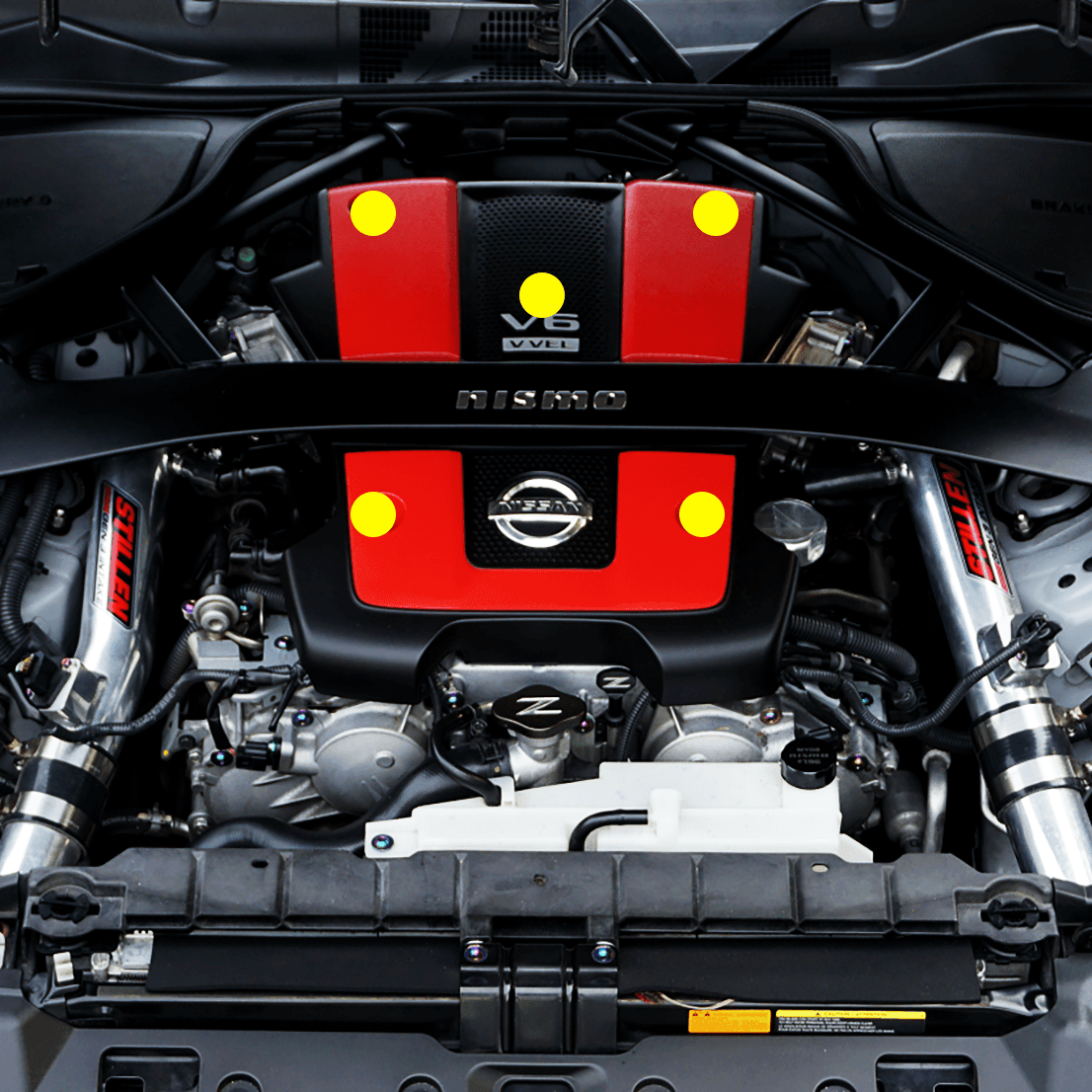 ZSPEC Engine Cover Bolts for '09-20 Nissan 370z Z34, Grade-5 Titanium - ZSD-375842-ZSD-375859-ZSD-375866-ZSD-375873-ZSD-375880-  DRIVEN - 3
