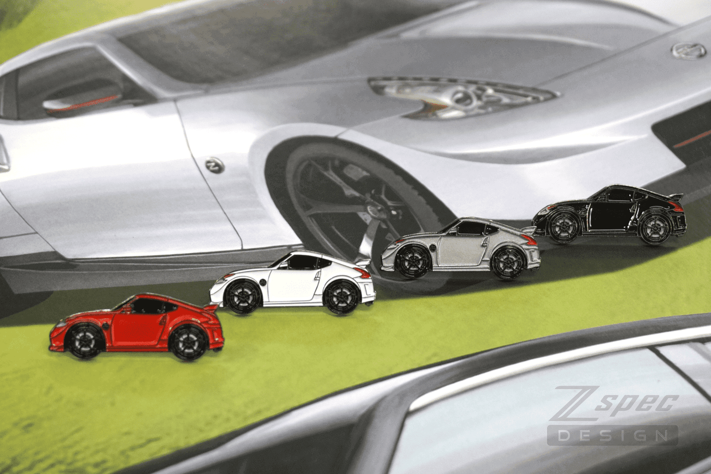 ZSPEC Nissan 370z / Z34 Nismo V1 - Edition Lapel / Hat Pin - ZSD-004339-ZSD-004346-ZSD-004353-ZSD-004360-  DRIVEN - 3