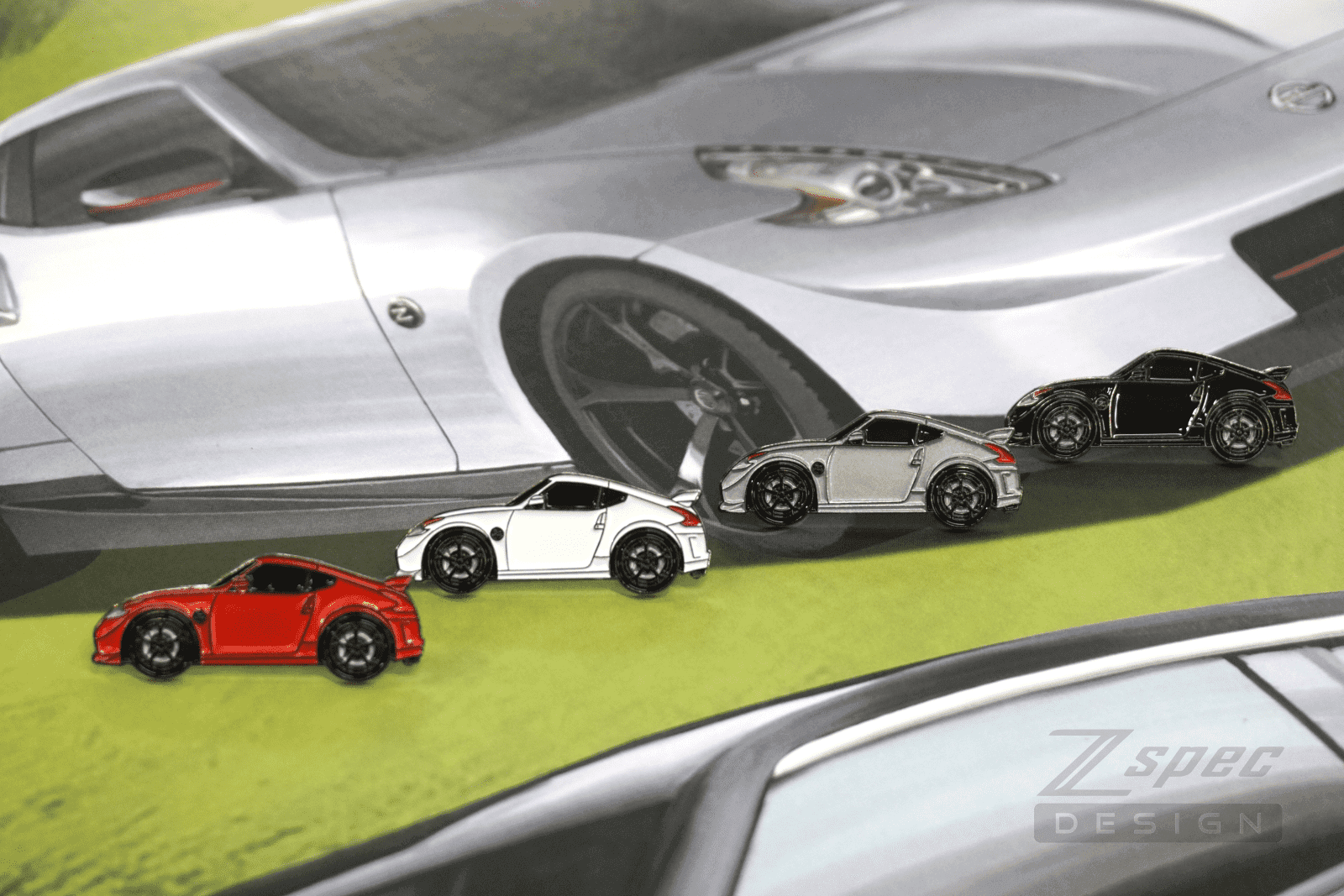 ZSPEC Nissan 370z / Z34 Nismo V1 - Edition Lapel / Hat Pin - ZSD-004339-ZSD-004346-ZSD-004353-ZSD-004360-  DRIVEN - 3