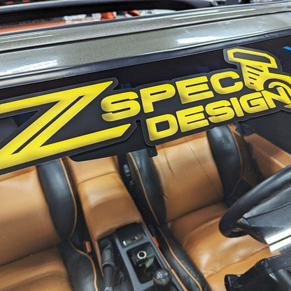 Windshield Banner, ZSPEC Design, Vinyl Sticker Decal, ~16" x  6" - ZSD-384134-ZSD-384141-ZSD-384158-ZSD-384165-ZSD-384172-  DRIVEN - 4