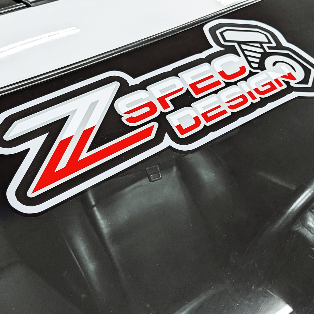 Windshield Banner, ZSPEC Design, Vinyl Sticker Decal, ~16" x  6" - ZSD-384134-ZSD-384141-ZSD-384158-ZSD-384165-ZSD-384172-  DRIVEN - 2