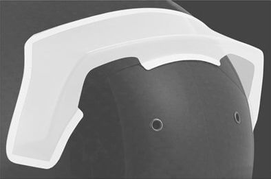 BELL Helmets - REAR SPOILER - HP7 (V15) F1 - CLEAR