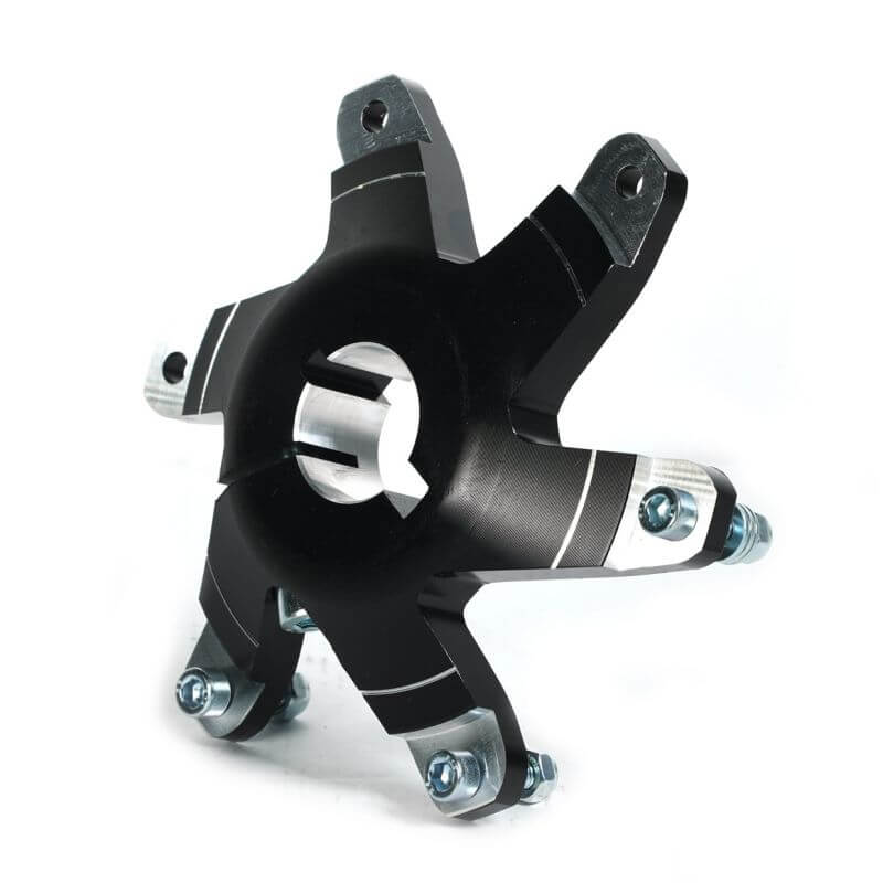 drivensm.shop - FA KART - SPROCKET CARRIER 30MM BLACK ANOD. WITH BOLT & WASHER