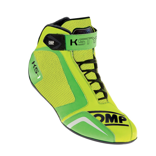 OMP Racing -Custom-Karting Shoe-KS-1-FLUO GREEN and Yellow