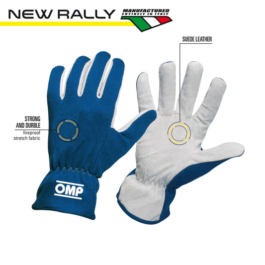 OMP Racing - OMP New Rally Gloves - Ultimate Grip Race Gloves