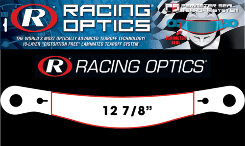 BELL Helmets - SE07 TEAROFFS RACING OPTICS X STACK (10) 2MIL PERIMETER SEAL